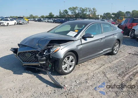 2018 Hyundai Sonata Sel+ из США, поврежденный, VIN 5NPE34AF9JH725964